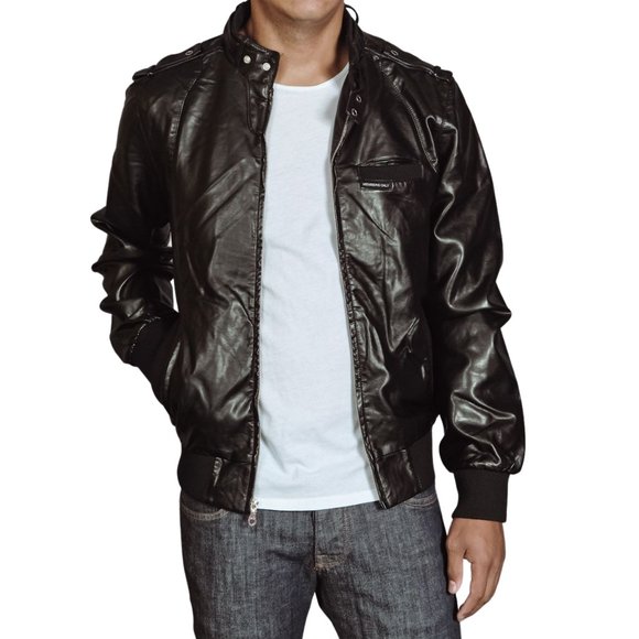 Members Only Other - Vintage Men's Member's Only Black Leather Jacket Size Large
